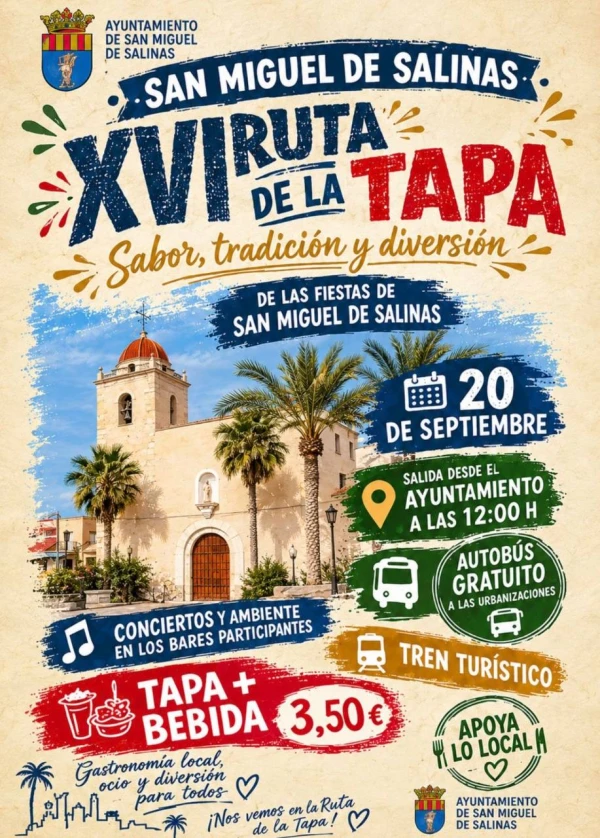 XVI ruta de la tapa